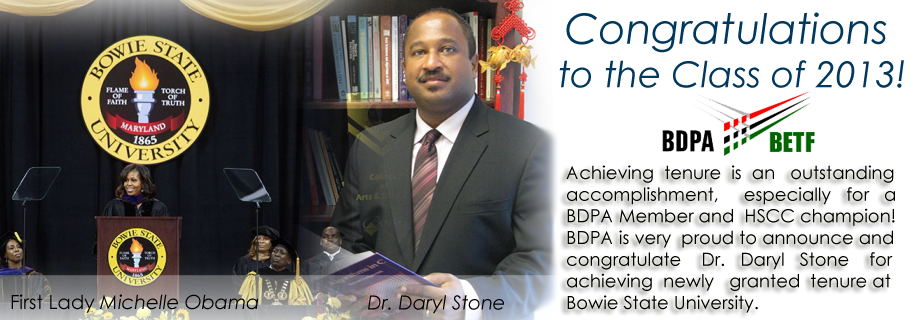 Congratulations CLASS OF 2013 and DR. DARYL STONE!